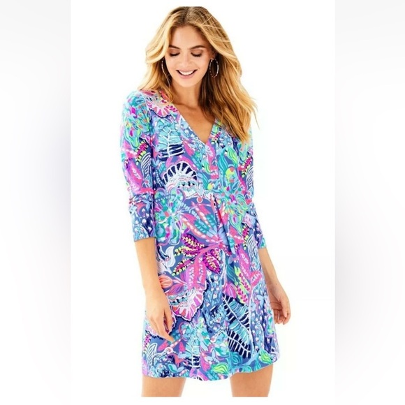 Lilly Pulitzer Dresses & Skirts - Lilly Pulitzer Amina in Fantasy Garden. Size Medium. EUC